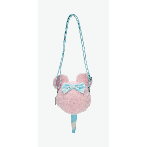 Disney Loungefly Handbags - NWT Loungefly Disney Minnie Mouse Cotton Candy Crossbody